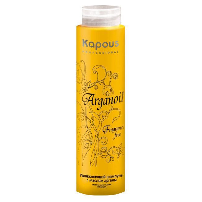Увлажняющий шампунь с маслом арганы Arganoil 300мл Kapous ЧЗ