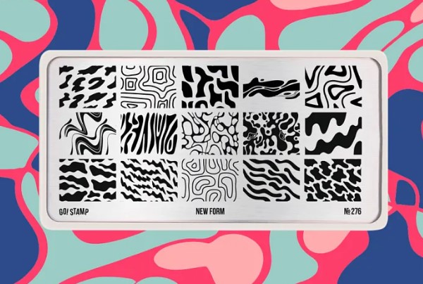 Пластина для стемпинга 276 New Form Go! Stamp