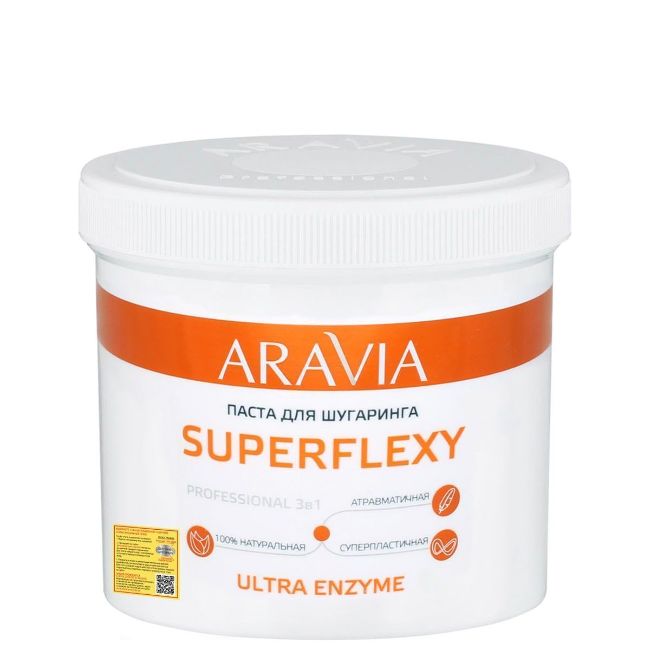 Паста для шугаринга SUPERFLEXY Ultra Enzyme, 750г "ARAVIA Professional"