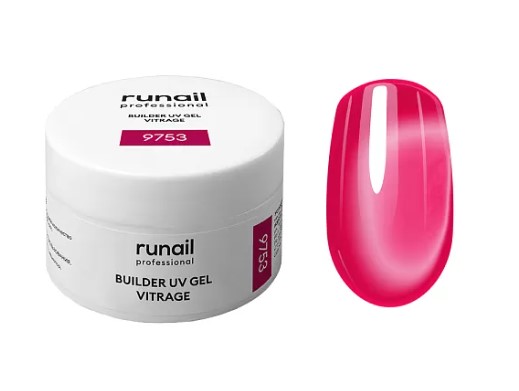 Моделирующий УФ-гель витражный BUILDER UV GEL VITRAGE, 15г №9753