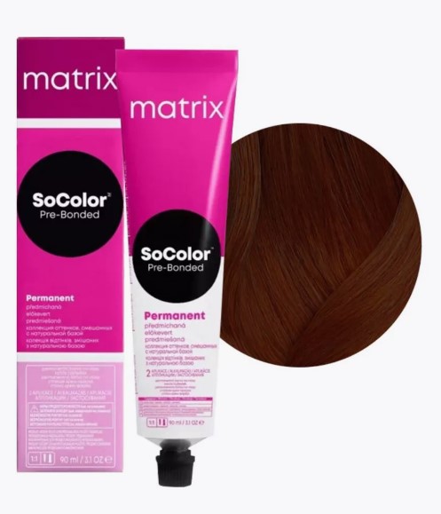 Matrix СоКолор 6BR темный блондин коричневый красный, 90мл