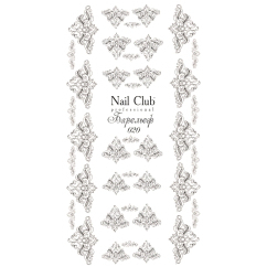 Трафарет для росписи Барельеф 020 Nail Club