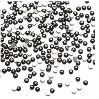 Стразы SS8 черные 1440шт