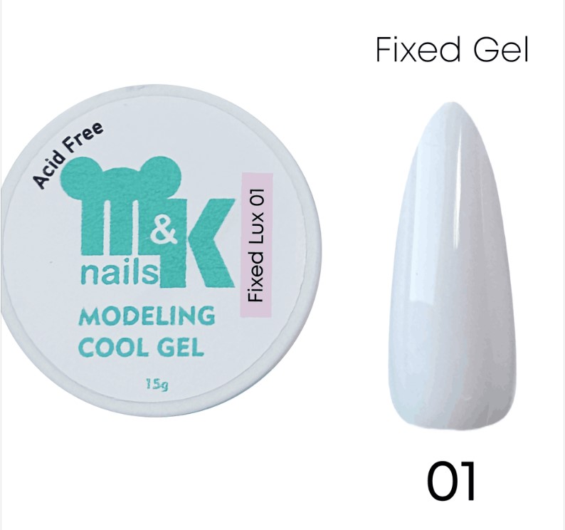 Гель Fixed Lux Milk, 15мл M&K nails