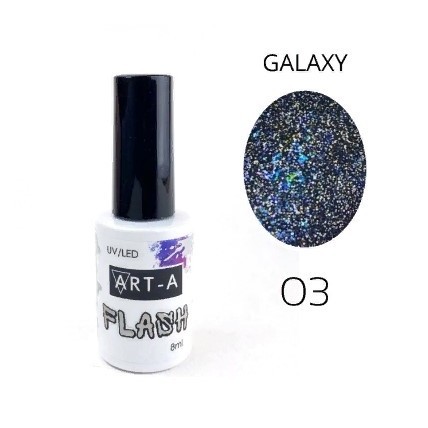 Гель-лак серия Galaxy Flash 003, 8ml Art-A