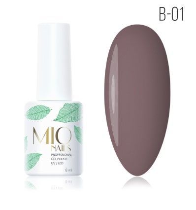 Гель-лак Основная палитра B-01 Теплый кашемир, 8 мл MIO Nails ЧЗ