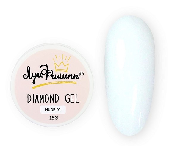 Гель Nude Diamond Gel №01 15гр Луи Филипп