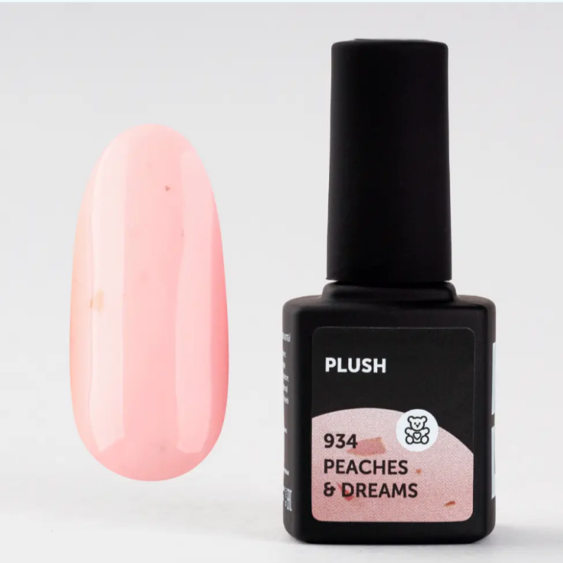 Гель-лак Plush №934 Peaches & Dreams, 9мл Milk