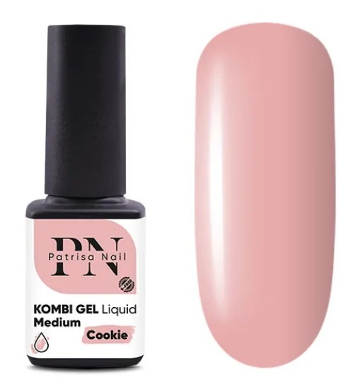 Kombi Gel Liquid Medium Cookie, 12мл Patrisa Nail