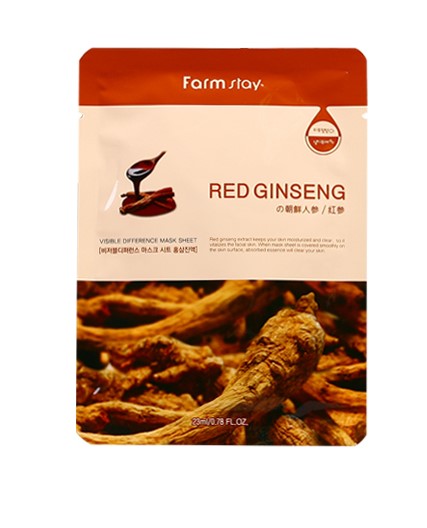 Маска тканевая с экстрактом красного женьшеня для лица / VISIBLE DIFFERENCE MASK 23 мл