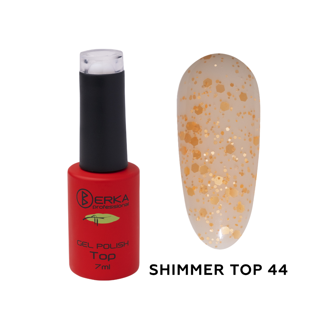 Топ Shimmer coat №44 7мл Berka