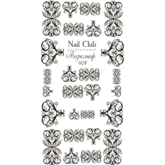 Трафарет для росписи Барельеф 024 Nail Club