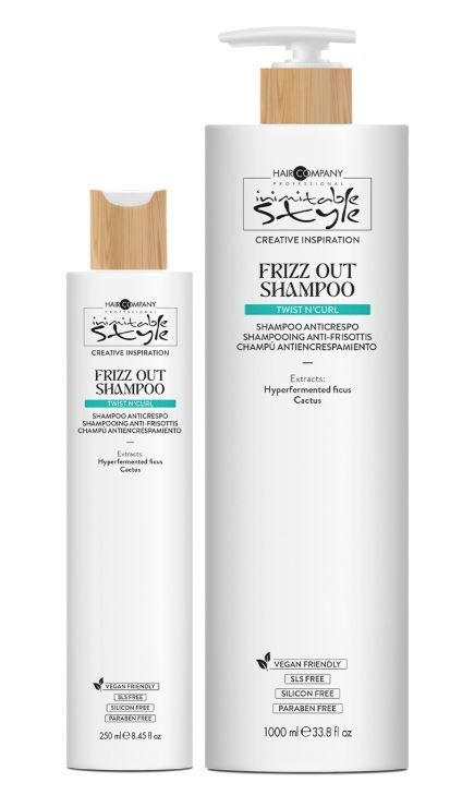 Шампунь против пушистости волос "Frizz Out Shampoo" INIMITABLE STYLE, 250 мл HС ЧЗ
