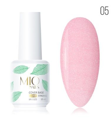 База камуфлирующая с шиммером Luxe Shimmer 05 15 мл, MIO Nails ЧЗ