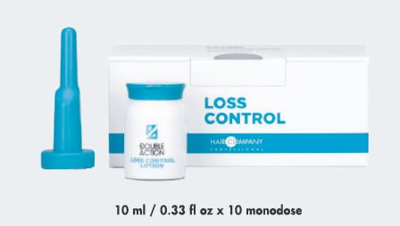 Лосьон против выпадения волос "LOSS CONTROL LOTION" DOUBLE ACTION, 10 мл x 10 шт Hair company