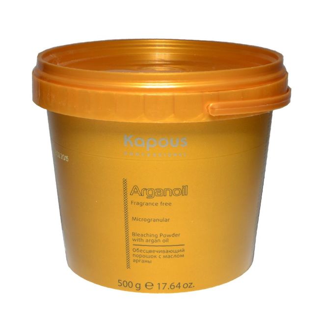 Обесцвечивающий порошок с маслом арганы для волос Arganoil 500г Kapous
