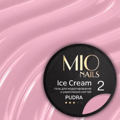 Гель для моделирования ногтей Ice Cream Gel Pudra 02, 13 г ЧЗ