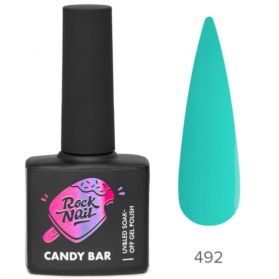 Гель-лак Candy Bar №492 Ice Cream At The Beach, 10мл RockNail