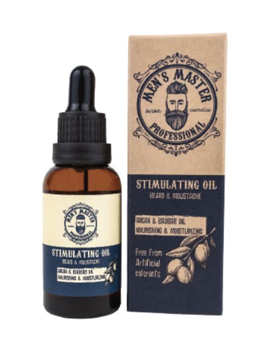 Стимулирующее масло для бороды и усов 30 мл. MEN’S MASTER