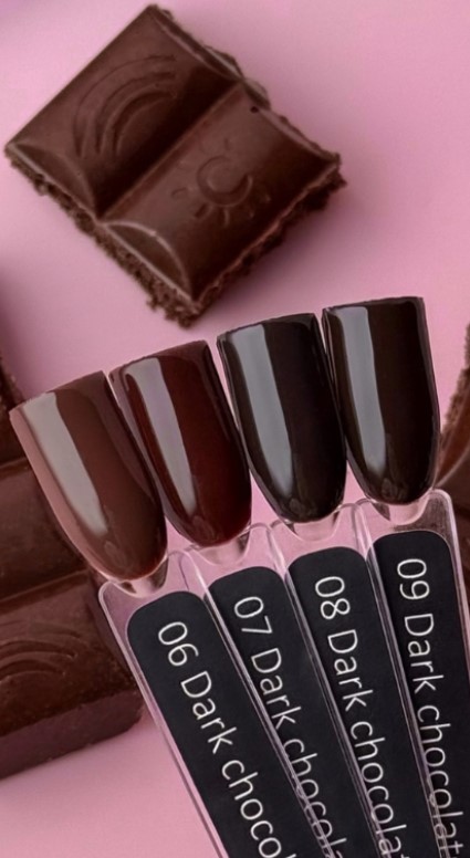 Гель-лак Dark Chocolate 06, 10мл Mia