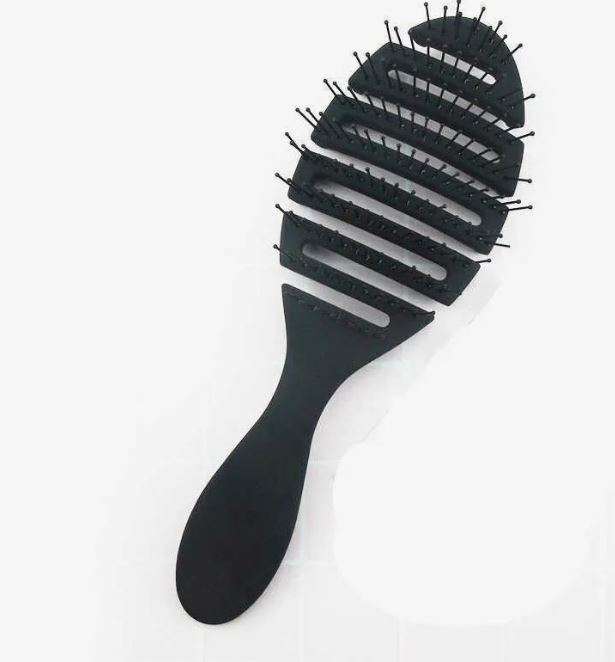 Расческа пластик гибкая для волос MelonPro черная 5047 Melon Pro