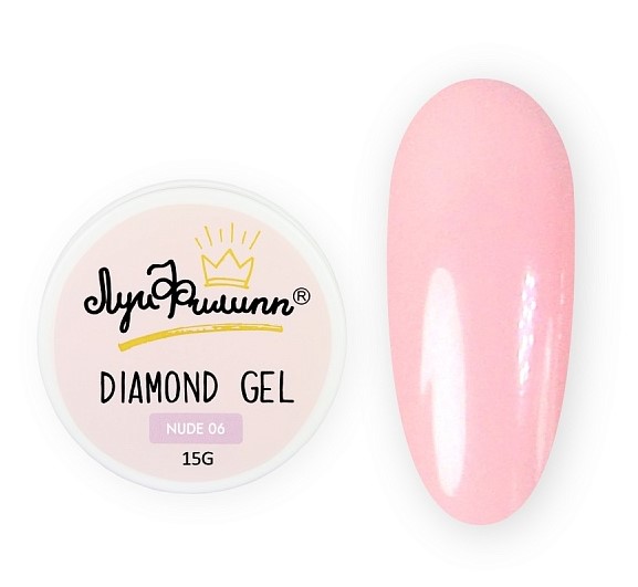 Гель Nude Diamond Gel №06 15гр Луи Филипп