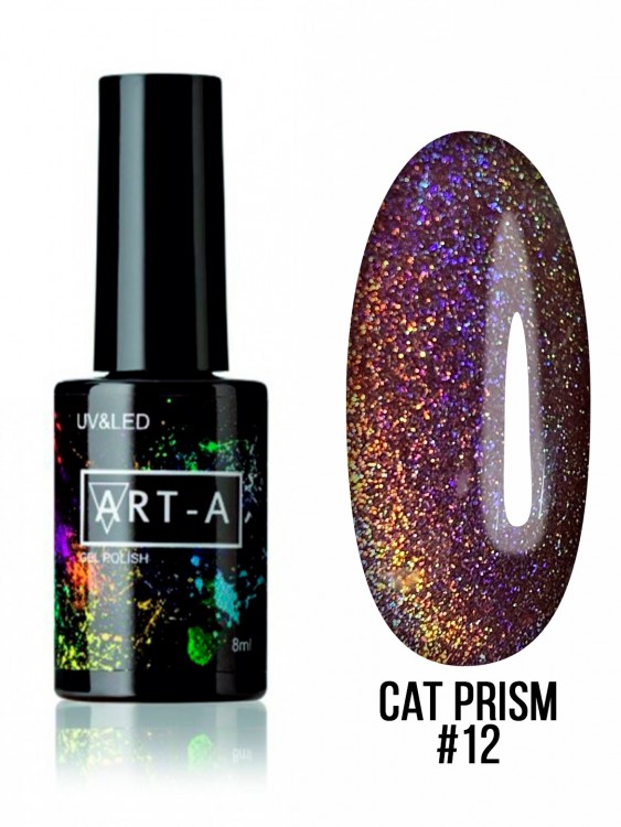 Гель-лак серия Cat Prism 12, 8ml Art-A