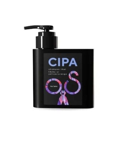 Шампунь нейтрализующий теплые оттенки для волос CIPA, 500мл Hair Sekta ЧЗ